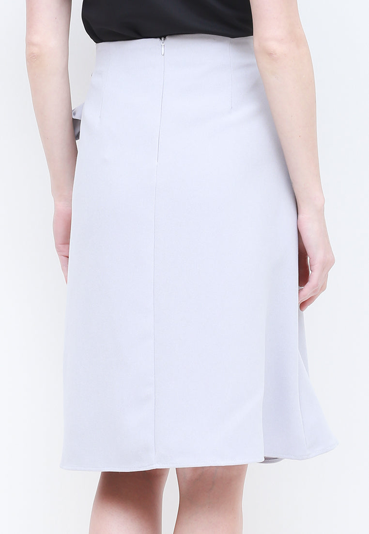 Liv Skirt - Knee-Length Overlap Skirt