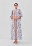 Lumena Dress - Flower Shift Flared Dress (Pre-Order)
