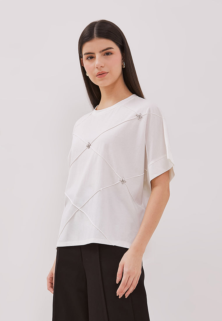 Lunet Top - Short Sleeve Tencel Shirt Top