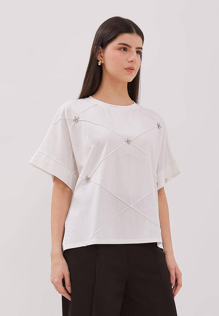 Lunet Top - Short Sleeve Tencel Shirt Top