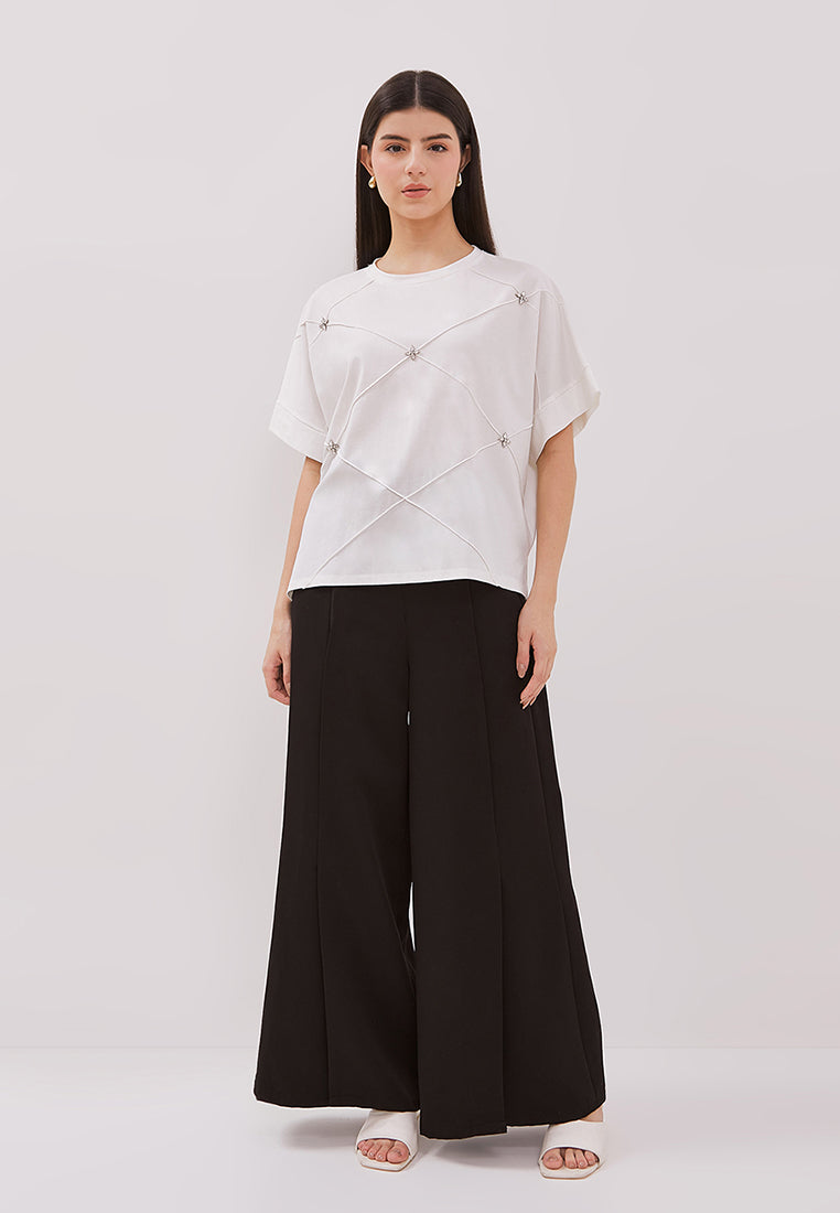 Lunet Top - Short Sleeve Tencel Shirt Top