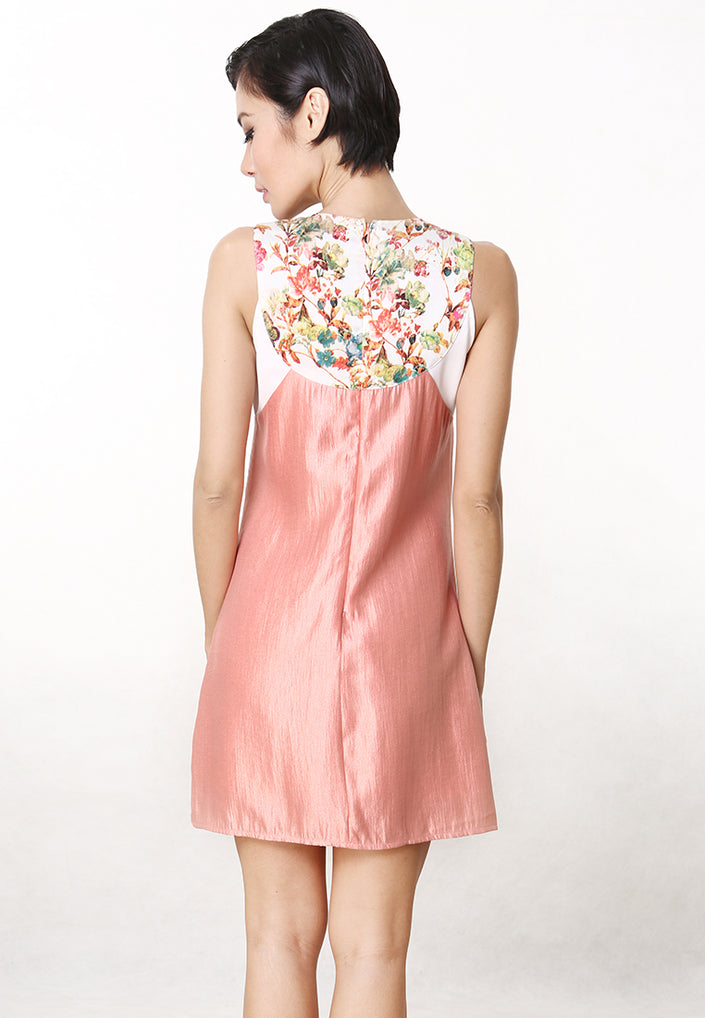 Madelyn Cheongsam Dress - Modern Sleeveless A-Line Cheongsam Dress