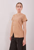 Manon Top - Overlap Buttoned Twill Top