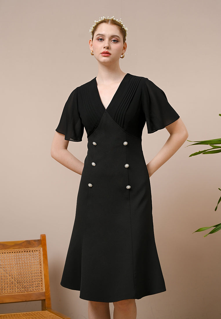 Margerie Dress - Midi A-line Dress