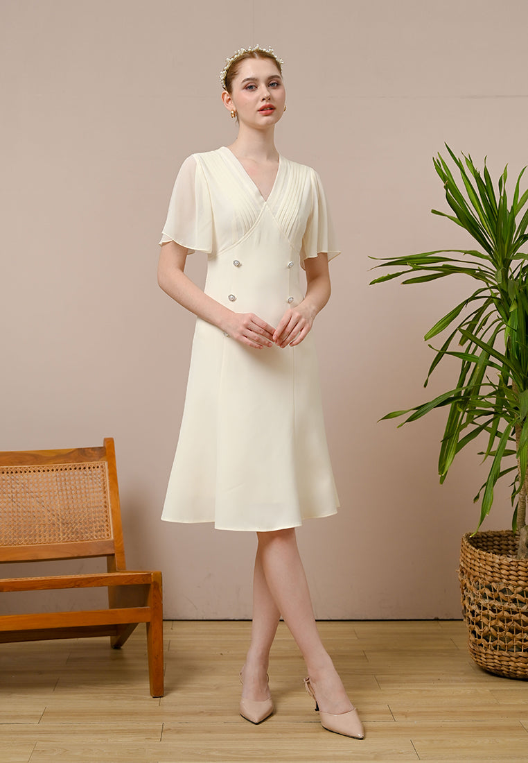 Margerie Dress - Midi A-line Dress