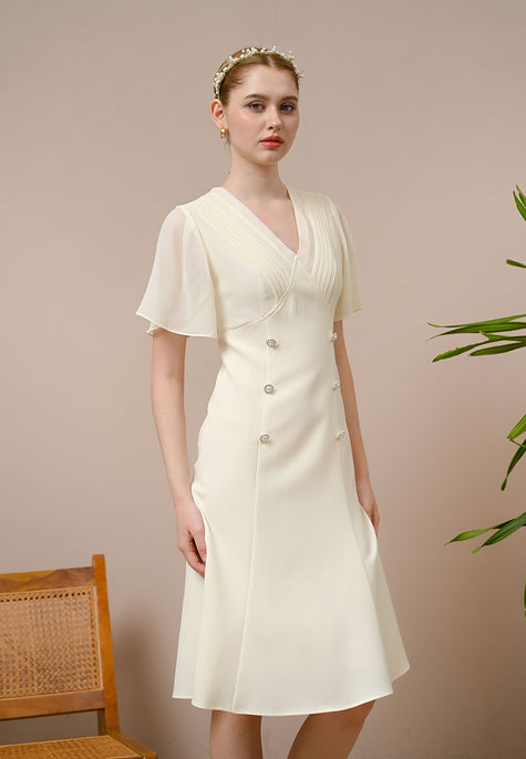 Margerie Dress - Midi A-line Dress