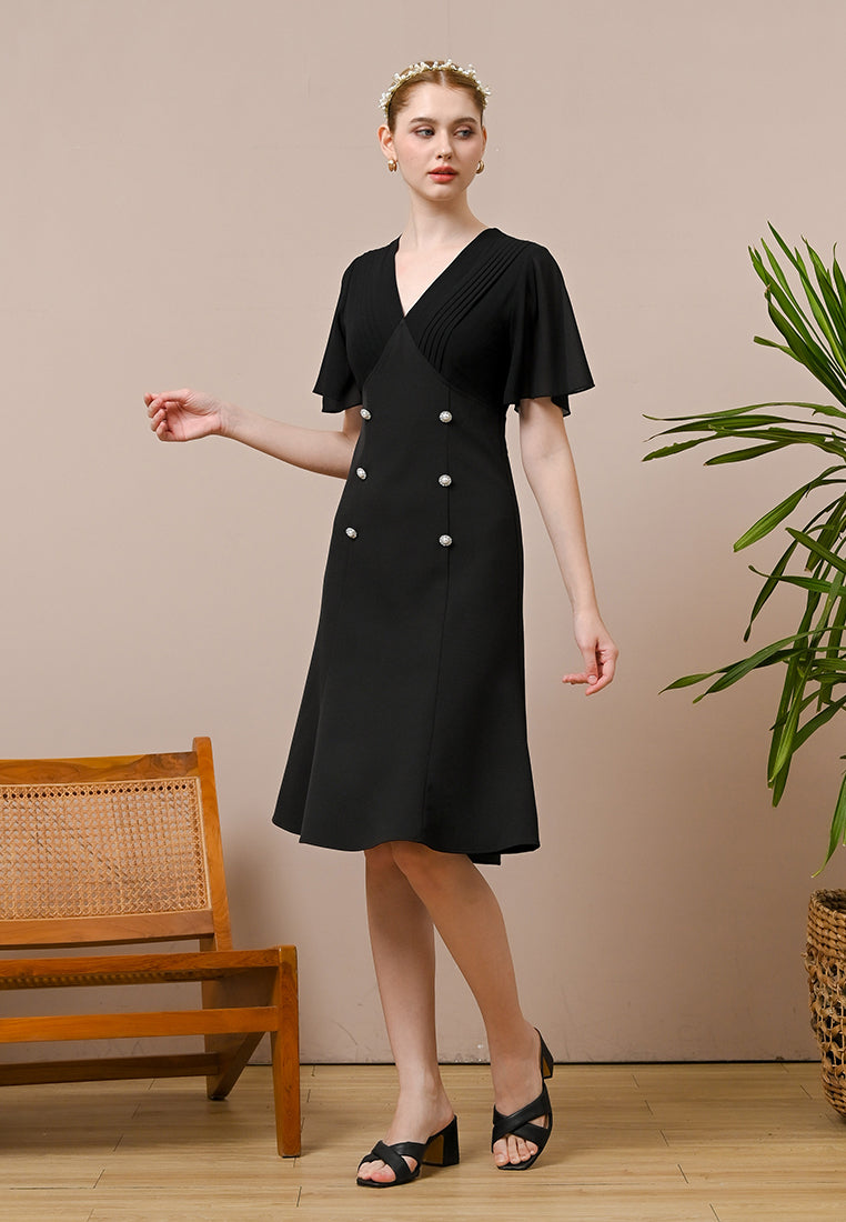 Margerie Dress - Midi A-line Dress