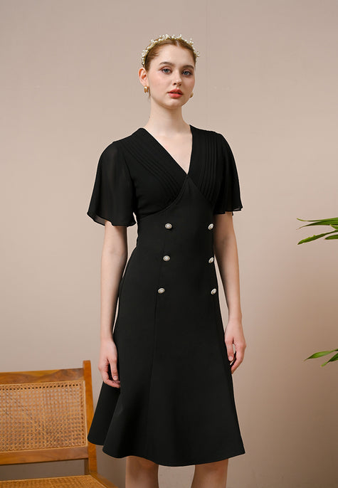 Margerie Dress - Midi A-line Dress