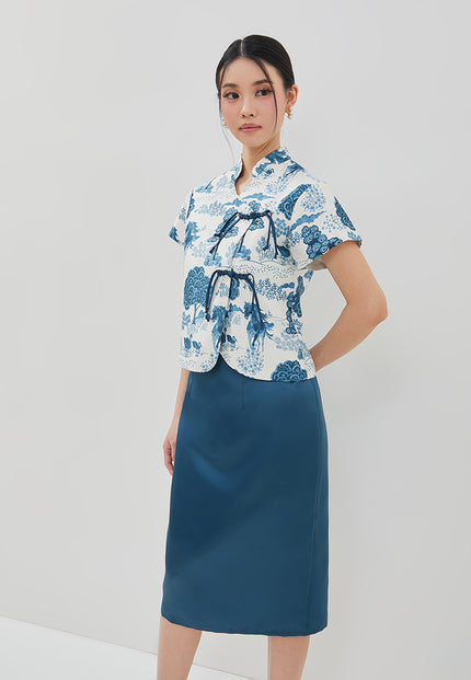 Rogue Skirt - Midi Length Pencil Skirt (Pre-Order)