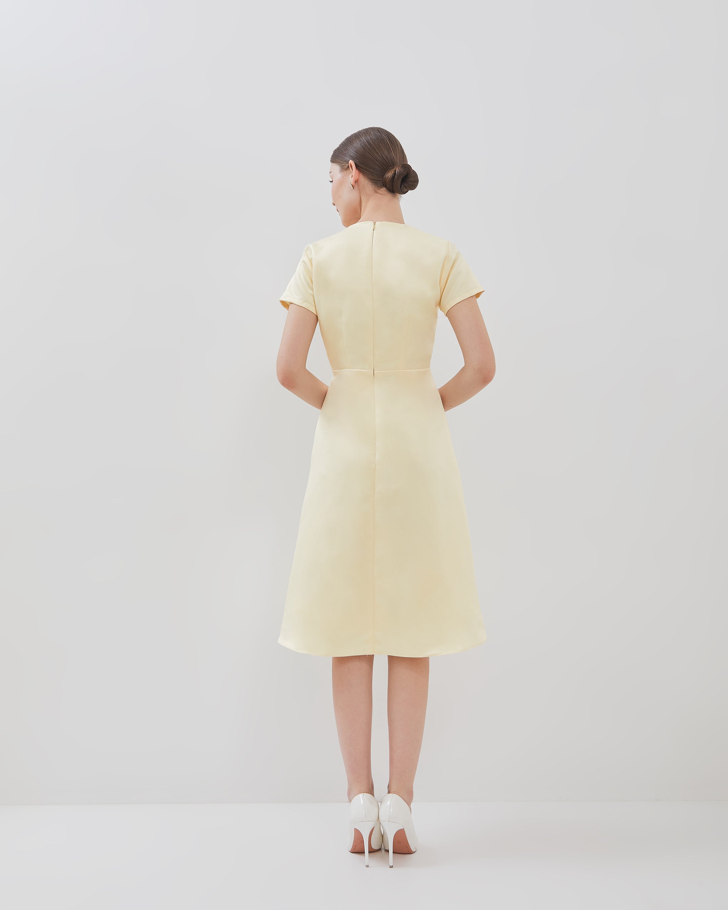 Relia Dress - Statement 3D Flower Applique (Pre-order)