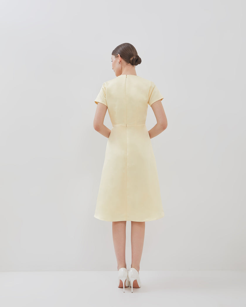 Relia Dress - Statement 3D Flower Applique (Pre-order)