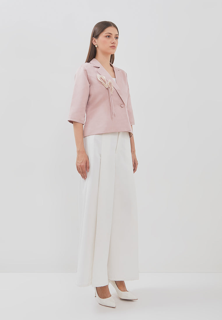 Colina Outer - V-neckline Classic Blazer (Pre-order)