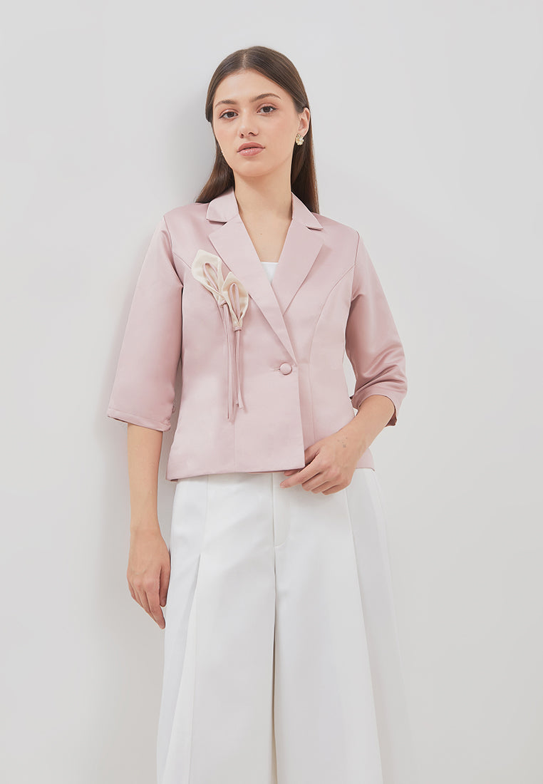 Colina Outer - V-neckline Classic Blazer (Pre-order)