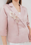 Colina Outer - V-neckline Classic Blazer (Pre-order)