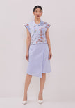 Breezy Cheongsam Top - Modern Ethnic Printed Top (Pre-Order)