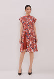 Avenly Cheongsam Dress - Ethnic Floral Shift Dress (Pre-Order)