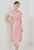 Filly Dress - Asymmetrical Cape Sleeves