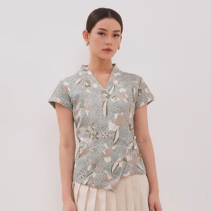 Marlow Cheongsam Top – Modern Elegant Ethnic Top (Pre-Order)