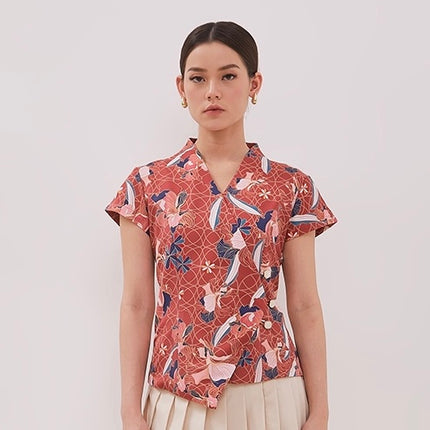 Marlow Cheongsam Top – Modern Elegant Ethnic Top (Pre-Order)