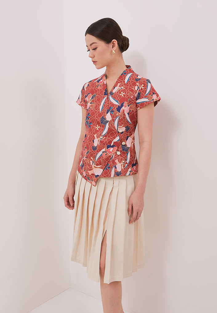 Marlow Cheongsam Top – Modern Elegant Ethnic Top (Pre-Order)