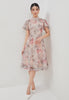 Liora Cheongsam Dress - Ombre Floral Dress Pink