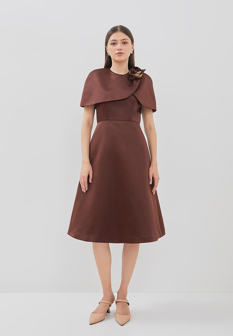 Lisette Dress - Sophisticated Cape Variation (Pre-order)