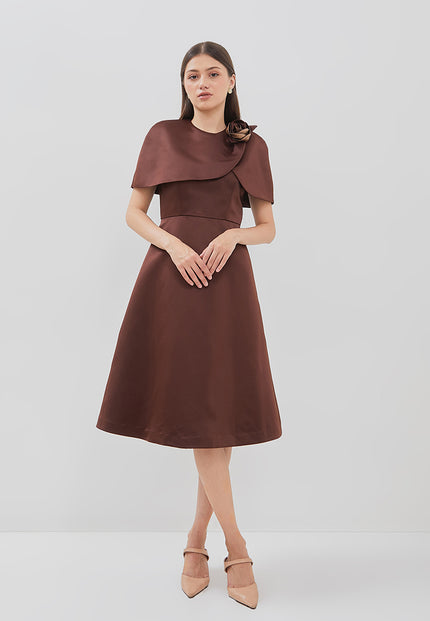 Lisette Dress - Sophisticated Cape Variation (Pre-order)
