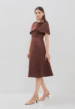 Lisette Dress - Sophisticated Cape Variation (Pre-order)