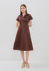 Relia Dress - Statement 3D Flower Applique (Pre-order)