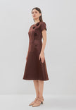 Relia Dress - Statement 3D Flower Applique (Pre-order)