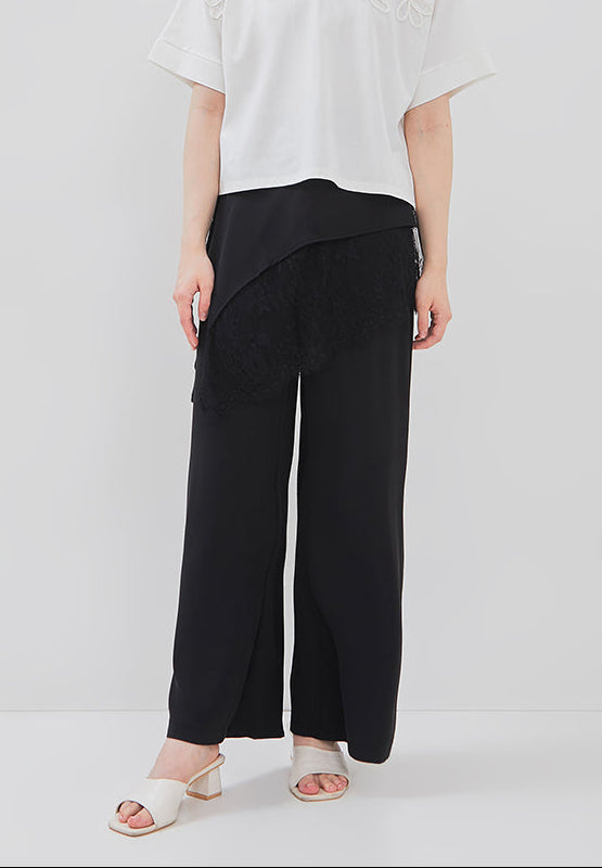 Jira Pants - Adjustable Overskirt with Lace