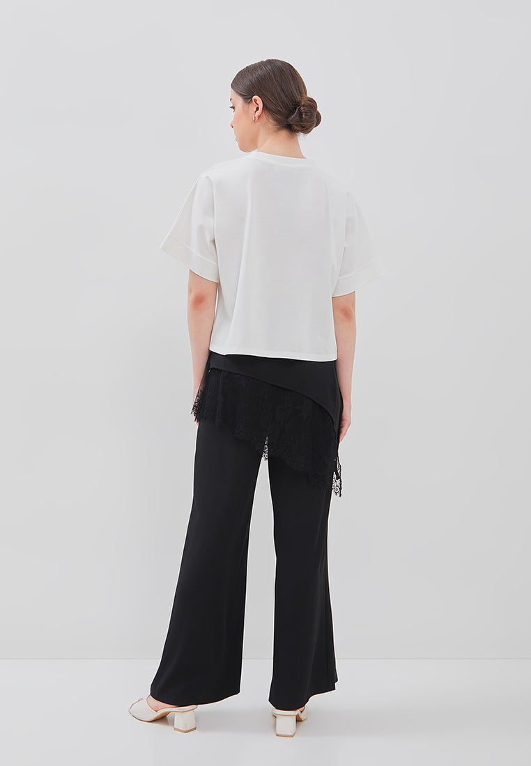 Jira Pants - Adjustable Overskirt with Lace