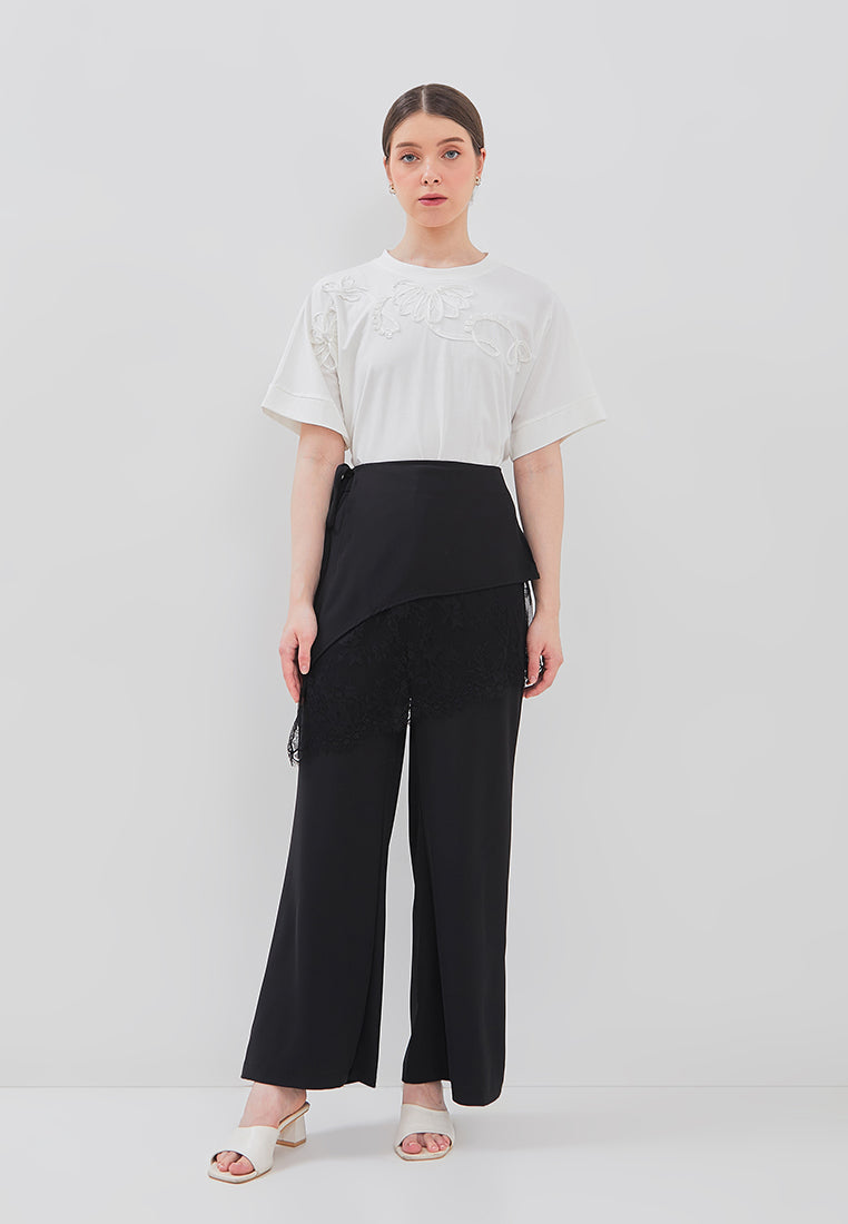 Jira Pants - Adjustable Overskirt with Lace
