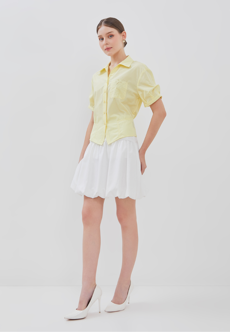 Neri Top - Classic Shirt Collar