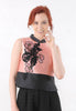 Poppy Cheongsam Top - Sleeveless Cropped Mandarin Collar Top