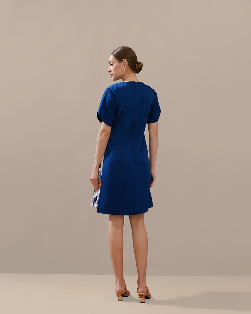 Niela Dress - Pleated Side Cut Dress