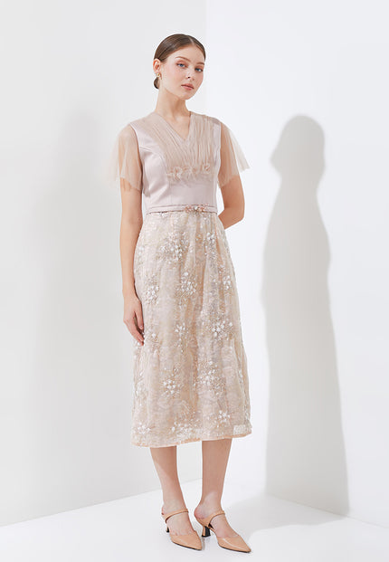 Evanelie Dress - Elegant Midi Dress (Pre-order)