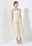 Lachelle Dress - Soft Flare Tulle Midi Dress (Pre-order)