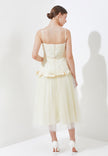 Lachelle Dress - Soft Flare Tulle Midi Dress (Pre-order)