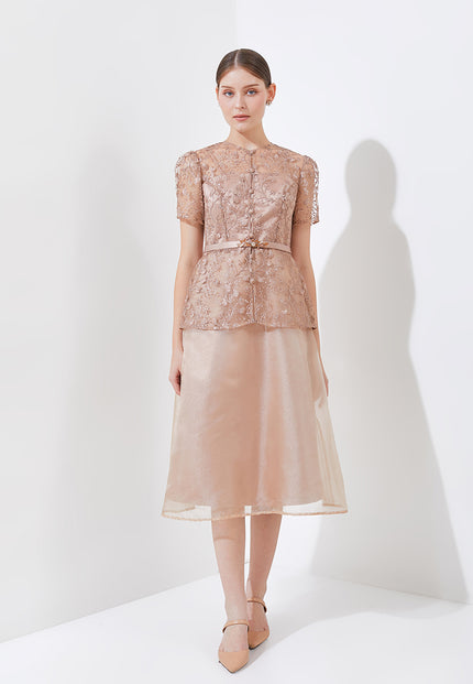 Orlenta Dress -  Floral Embroidery Dress (Pre-order)