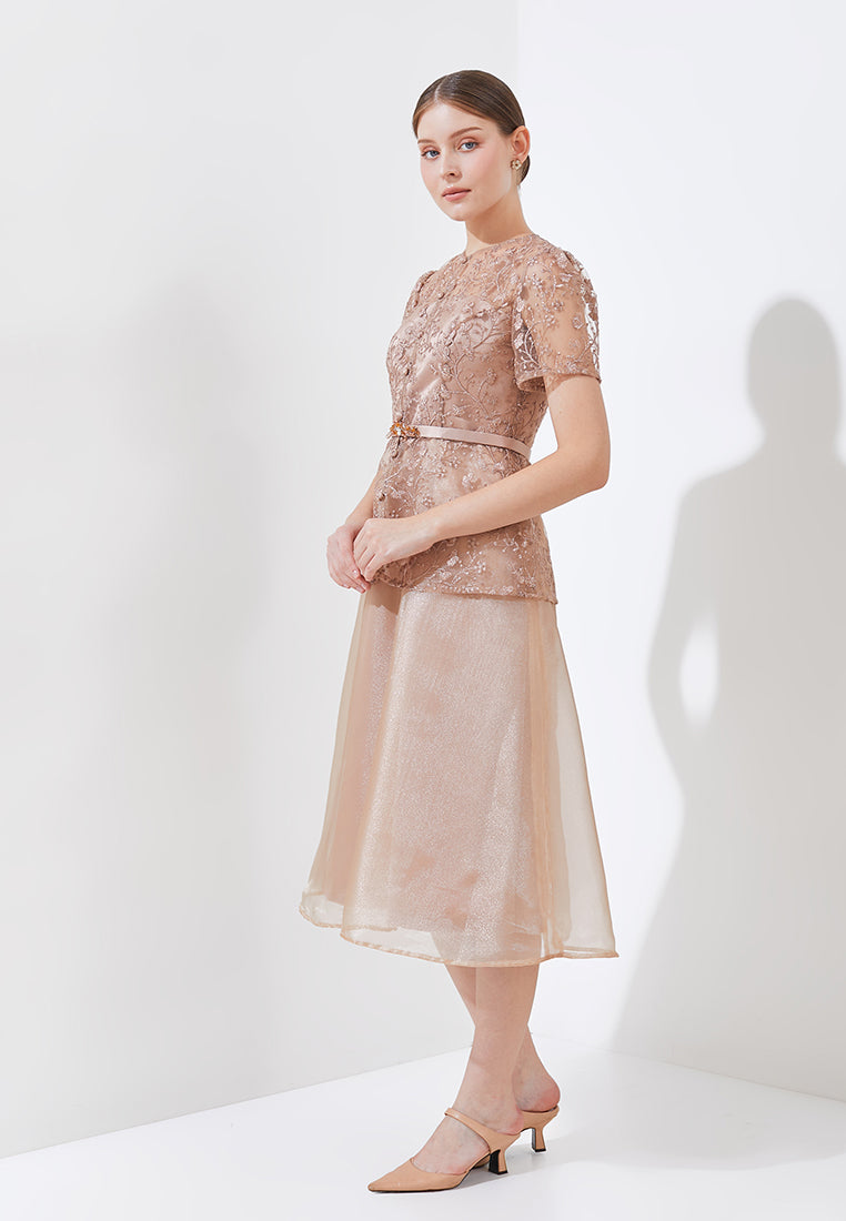 Orlenta Dress -  Floral Embroidery Dress (Pre-order)