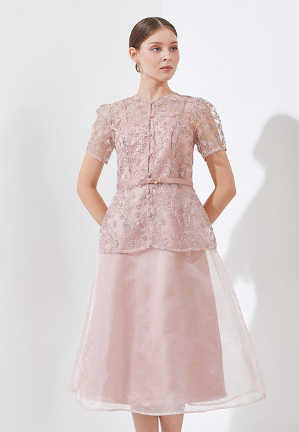 Orlenta Dress -  Floral Embroidery Dress (Pre-order)