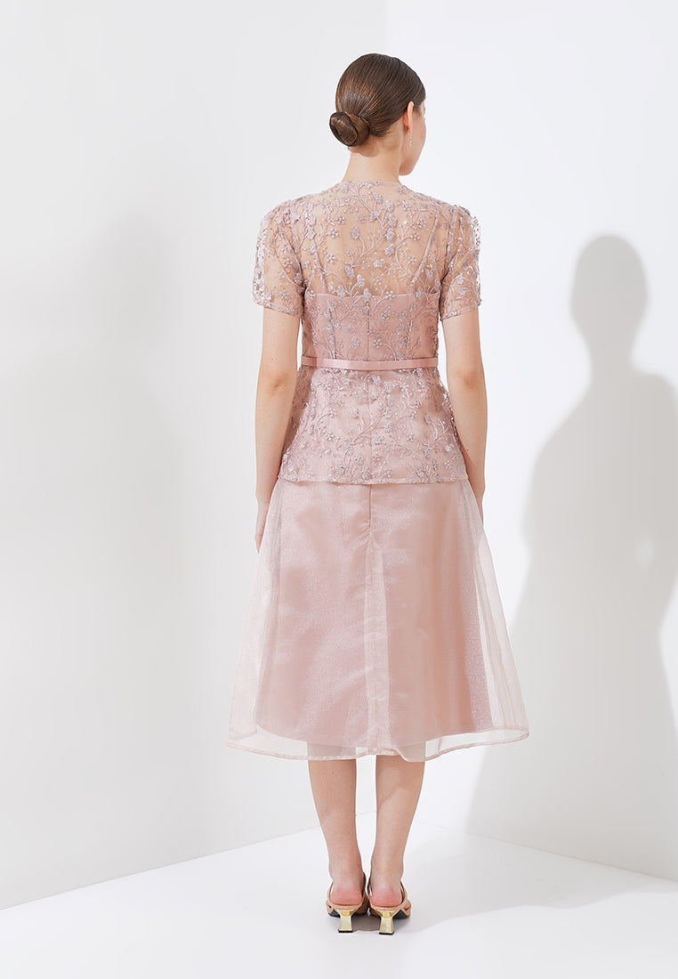 Orlenta Dress -  Floral Embroidery Dress (Pre-order)
