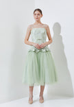 Lachelle Dress - Soft Flare Tulle Midi Dress (Pre-order)