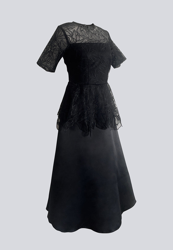 Rhea Dress - Tulle Lace Fit & Flare Dress