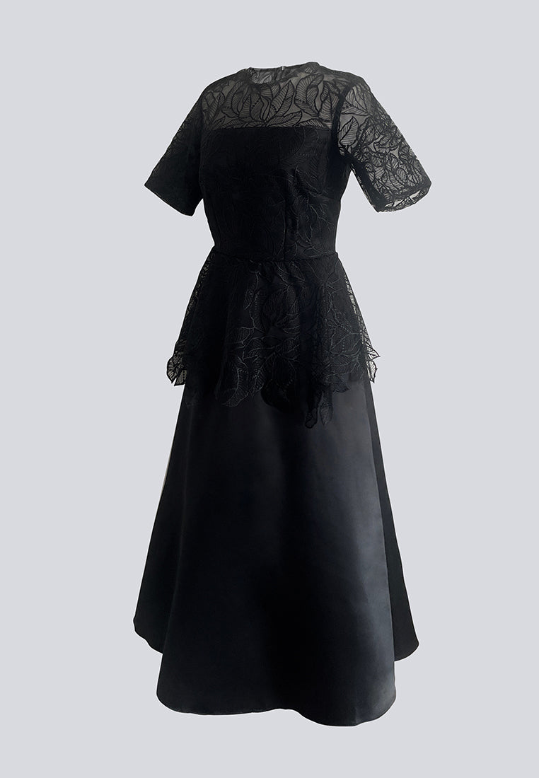 Rhea Dress - Tulle Lace Fit & Flare Dress