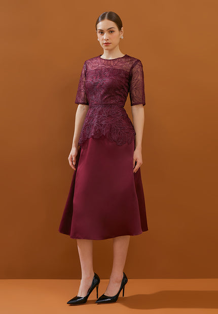 Rhea Dress - Tulle Lace Fit & Flare Dress (Pre-Order)