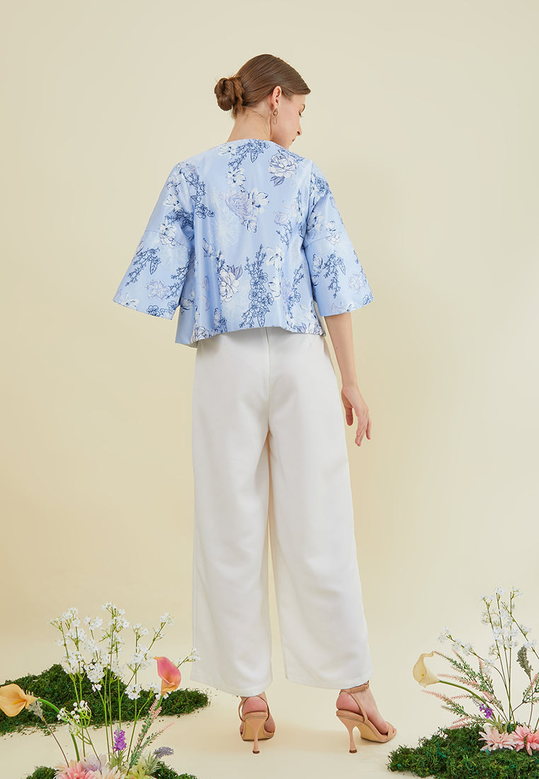Selina Outer - Floral Tulip Sleeve Outerwear