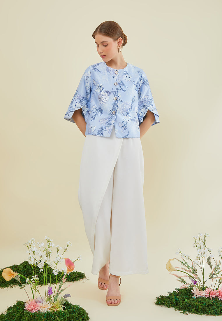 Selina Outer - Floral Tulip Sleeve Outerwear