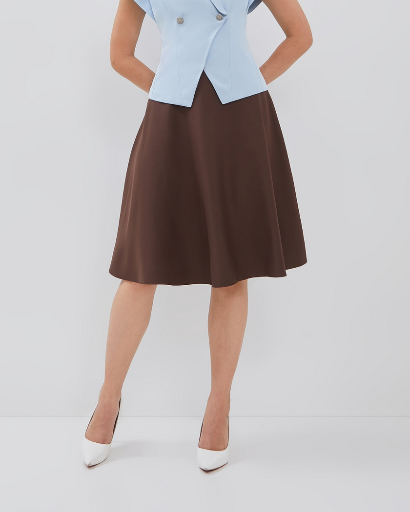 Zelia Skirt - Flattering Mid-length Skirt (Pre-order)